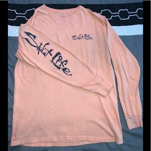 Salt Life Orange Long Sleeve Shirt